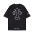 Chrome Heart T Shirts Cross Print Short Sleeve T-Shirt Loose