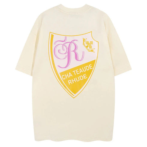 Rhude T-shirt Leopard Print Short Sleeve T-shirt