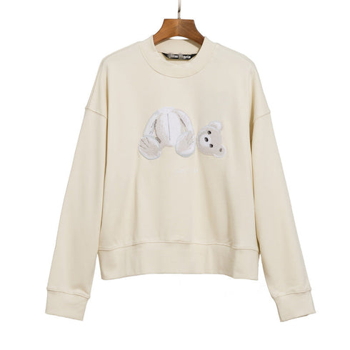 Palm Angle Sweatshirt Palm Angels Embroidery Crew Neck Pullover Sweatshirt Men and Women Loose