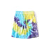 Bathing Ape Shorts Blue Yellow Purple Tie-Dye Shorts Casual Pants Beach Pants
