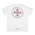 Chrome Heart T Shirts Red Cross Sanskrit Letter Short Sleeve T-Shirt