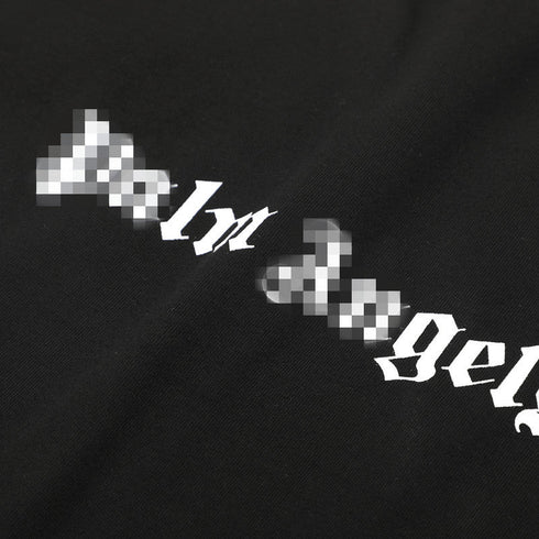 Palm Angels T-shirt Simple Letter Print Short Sleeve T-shirt