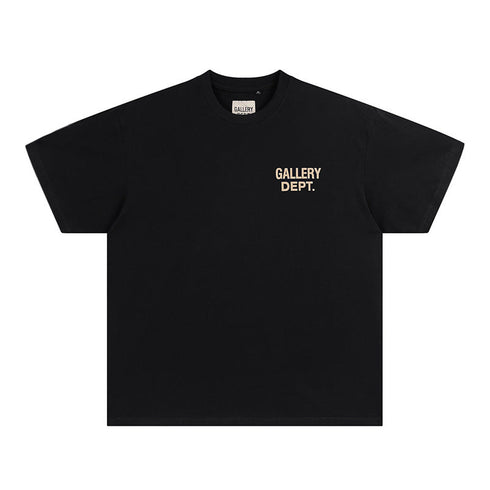 Mens T-shirts GALLERY DEPT printed round neck short-sleeved T-shirt pure cotton