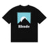 Rhude T-shirt Sunset Classic Alphabet Print Short Sleeve T-shirt