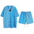 Rhude T-shirt Family Totem Casual Short Sleeve Shirt, Shorts