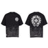 Chrome Heart T Shirts T-shirt sprayed loose cotton short sleeves