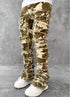 Laser Stacked Denim Jeans