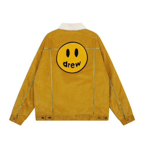 Drew House Jacket Unisex Lapel Fleece Denim Jacket