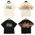 Palm Angle Shorts Palm Angels Flame Letter Print Casual Sports Beach Shorts Men