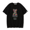 Bape Bearbrick T-Shirt Spring And Summer Leisure Loose Classic Cartoon Print
