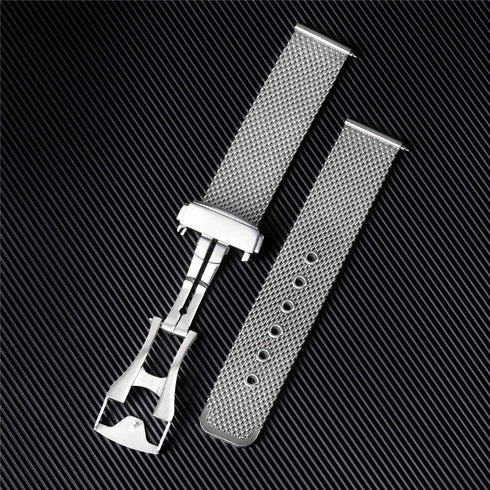 Omega Seamaster James Bond 007 Stainless Steel Brushed Mesh Strap