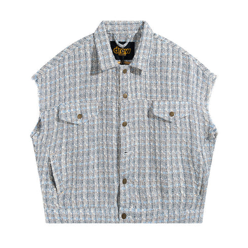 Drew House Jacket Chanel Style Sleeveless Knitted Jacket