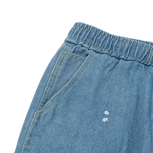 Gallery Dept Jeans Hand Painted Ink Splicing Contrasting Jeans