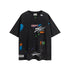 Gallery Dept T-shitrs Splash Ink Hip Hop Trend plus Size Short Sleeve