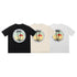 Rhude T-shirt Sunset Coconut Alphabet Print Short Sleeve T-shirt
