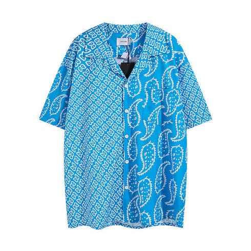 Rhude T-shirt Family Totem Casual Short Sleeve Shirt, Shorts