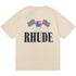Rhude T-shirt Alphabet Flag Print Short Sleeve T-shirt