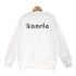 Palm Angle Sweatshirt Palm Angels Embroidered Crew Neck Long-Sleeved Sweater for Men and Women