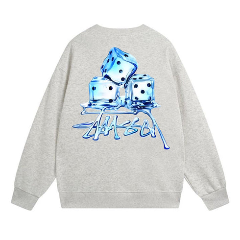Stussy Sweatshirts Crew Neck Fleece Sweater