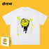 Drew T-shirts Smiley Face Alphabet Graffiti Print