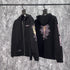 Chrome Heart Hoodie Cross, hooded zip-up cardigan sweater jacket