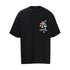 Chrome Heart T Shirts Cross Leather Print Short Sleeve T-Shirt Loose