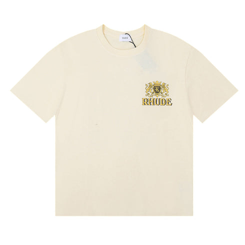 Rhude T-shirt Wheat Ear Badge Short Sleeve T-shirt