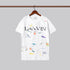 Gallery Dept T-shitrs Summer Vintage Splash-Ink Letter T-shirt Short Sleeve Men