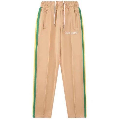 Palm Angle Pants Palm Angels Rainbow Striped Pants Men's and Women's Casual Trousers Loose Ins