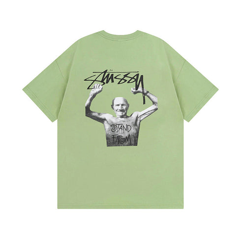Stussy T-Shirts Casual Loose Couple T-Shirts