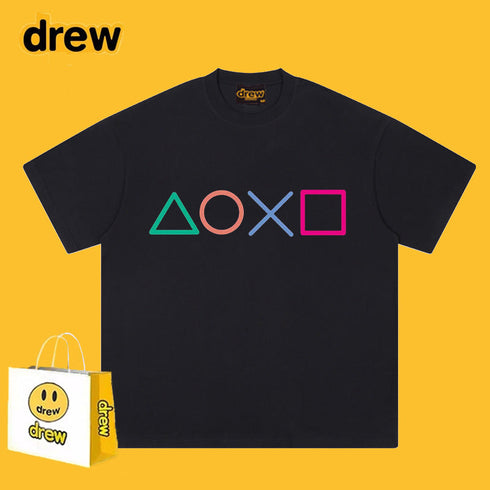 Drew T-shirts Smiley Face Symbol Printed T-shirt