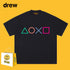 Drew T-shirts Smiley Face Symbol Printed T-shirt