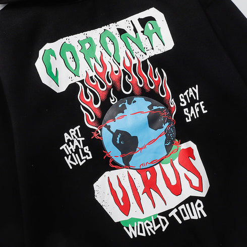 Gallery Dept Hoodie Flame Earth Fleece Hoodie Sweater