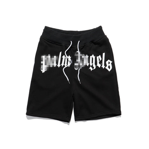 Palm Angels Shorts Hip Hop Trend Loose Printed Sports and Leisure