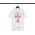 Chrome Heart T Shirts Sanskrit Color Printing Loose Cotton Casual Crew Neck Short Sleeve T-Shirt