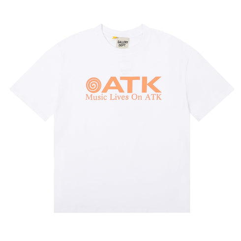 Gallery Dept T Shirts American Fashion Brand Gallery Dept Printed Cotton Casual Short-Sleeved T-shirt for Men and Women