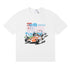 Rhude T-shirt Alphabet Coconut Racing Pattern Short Sleeve T-shirt