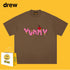Drew T-shirts Short Sleeve English Printed T-shirt