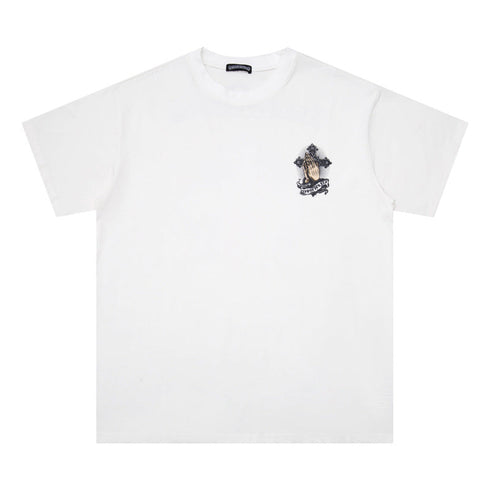 Chrome Heart T Shirts T-Shirt Loose Cross Print