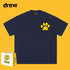 Drew T-shirts Short Sleeve Smiley round Neck Short Sleeve