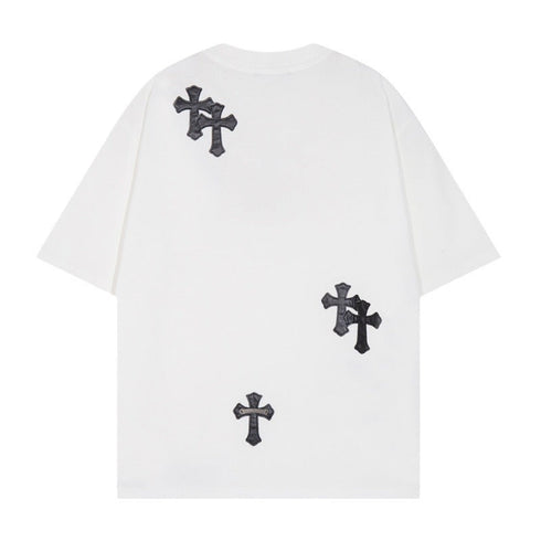 Chrome Heart T Shirts T-Shirt Short Sleeve Cross