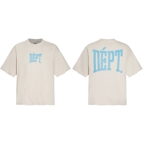 Gallery Dept T-Shirt Micro Label Letter Print Short Sleeve T-Shirt