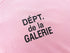 Gallery Dept T Shirts round Neck Short Sleeve T-shirt Pure Cotton