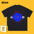 Drew T-shirts Graffiti Printing Short Sleeve