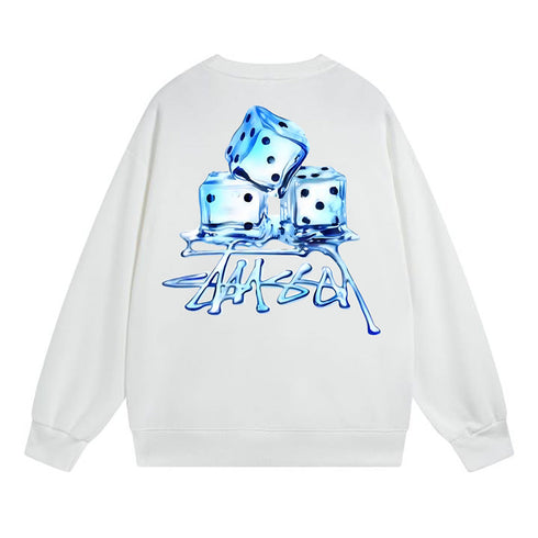 Stussy Sweatshirts Crew Neck Fleece Sweater