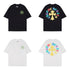 Chrome Heart T Shirts Cross Print Short Sleeve T-Shirt Loose