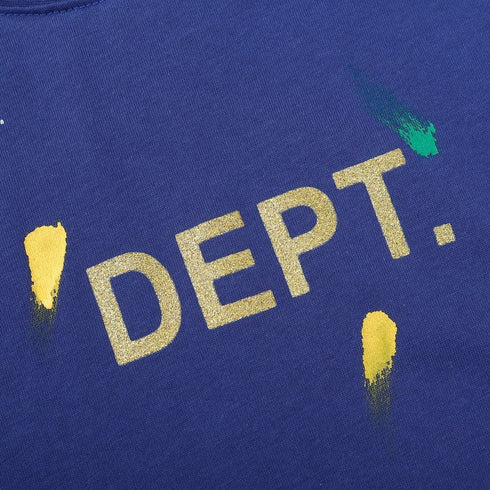 Gallery Dept T Shirts Splashed Ink Printing Loose Short Sleeve Base Lining