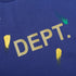 Gallery Dept T Shirts Splashed Ink Printing Loose Short Sleeve Base Lining