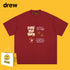 Drew T-shirts T-shirt Short Sleeve Loose round Neck Short Sleeve