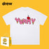 Drew T-shirts Loose Summer Men and Women Pure Cotton Couple